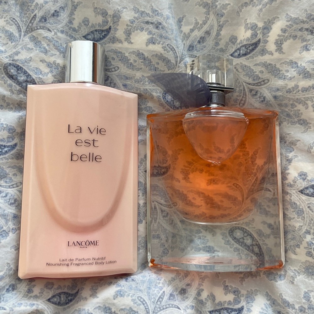 la Vie est Belle Perfume and lotion